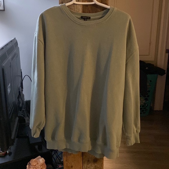 dynamite light green crew neck - Picture 1 of 2